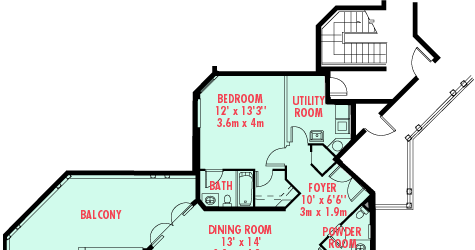 Unit C Floorplan